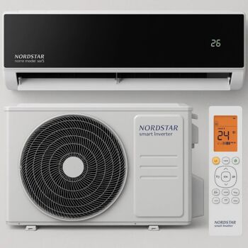 Conditioner Nord Star Inverter 35 Wi-Fi integrat NOIRE (12000 BTU)