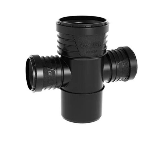 Cruce scurgere fonoabsorbanta 87° 110x 50 Wavin SiTech