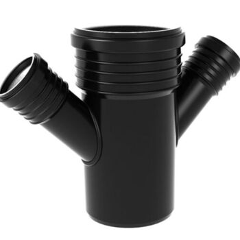 Cruce scurgere fonoabsorbanta 45°  50x 50 Wavin SiTech