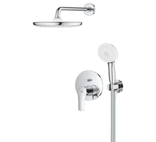 Set baterii GROHE Eurosmart Tempesta 250 (igropata 2cai+palarie+dus lateral) 25288000