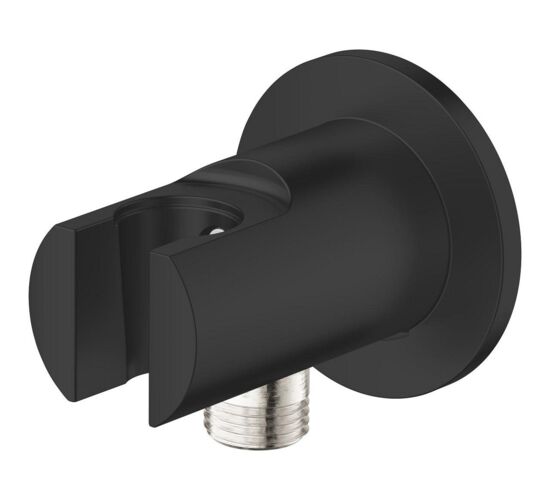 Suport para dus cu racord 1/2 GROHE Tempesta Matte Black 286282431