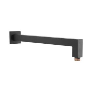 Brat palarie dus de perete Ferro 350mm Square Negru RN350KBL