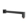 Brat palarie dus de perete Ferro 350mm Square Negru RN350KBL