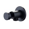 Suport para dus cu racord 1/2 HERZ Round Black UH12218B