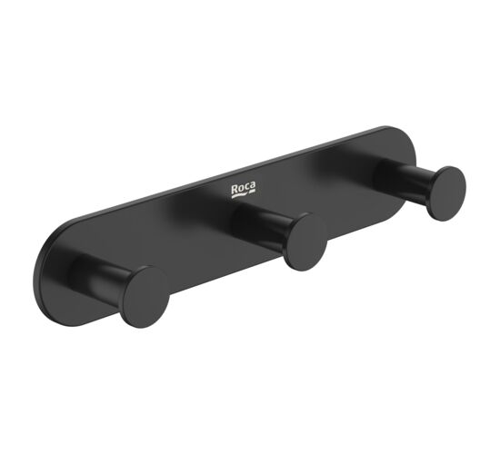 Cuier triplu Roca Hotels Round Negru Mat A817572C40