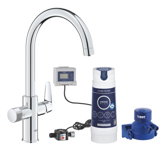 Baterie GROHE Blue Pure Baucurve chiuveta plus cu filtru de apa 30555000