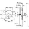 Baterie GROHE Eurosmart dus ingropata (33556002)