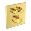 Baterie Ideal Standard Ceratherm Navigo ingropata 2cai termostatata Brushed Gold A7302A2