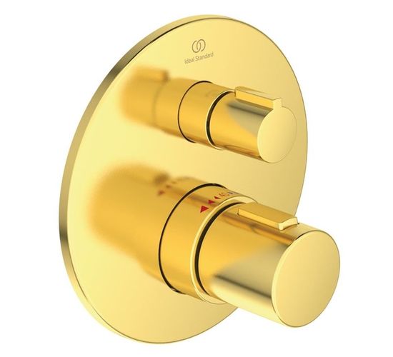 Baterie Ideal Standard Ceratherm T100 ingropata 1cai termostatata Brushed Gold A5813A2