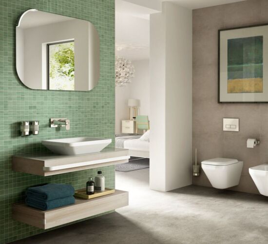 Baterie Ideal Standard Tonic II parte ext. lavoar din perete A6334AA