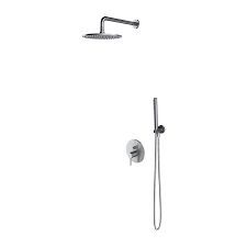 Set baterie OMNIRES Y igropata 2cai+palarie+dus lateral Nickel Periat SYSY16NY