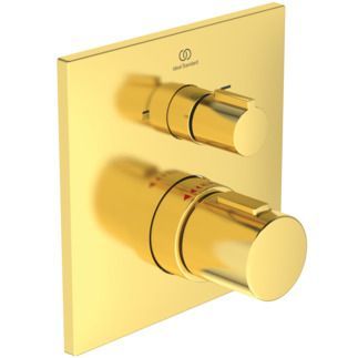 Baterie Ideal Standard Atelier ingropata Ceratherm C100 2 cai Brushed Gold A7522A2