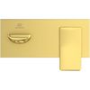 Baterie Ideal Standard Atelier Conca lavoar de perete Brushed Gold A7371A2