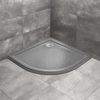 Cadita dus acryl Radaway Doros A Semirotunda 800x800x45 Stone Anthracite (SDRA8080-01-64S)