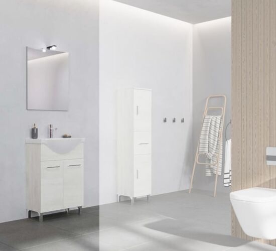Mobilier baie Savini Due Rubino 650+Oglinda (678+620) 4103+214/EL