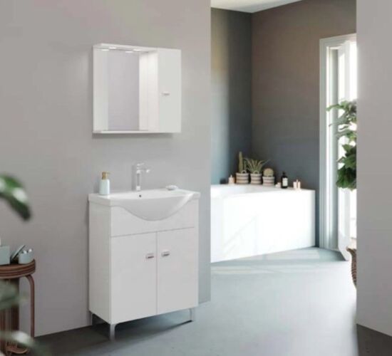 Mobilier baie Savini Due Smart 650+Oglinda cu dulap 809+199LED