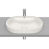 Lavoar in blat ROCA Inspira Round 550x370 Beige A327527650