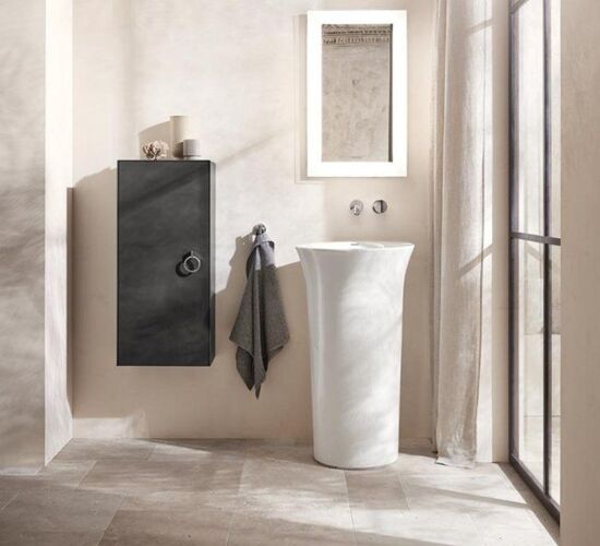 Lavoar totem freestanding Duravit White Tulip 2703500070