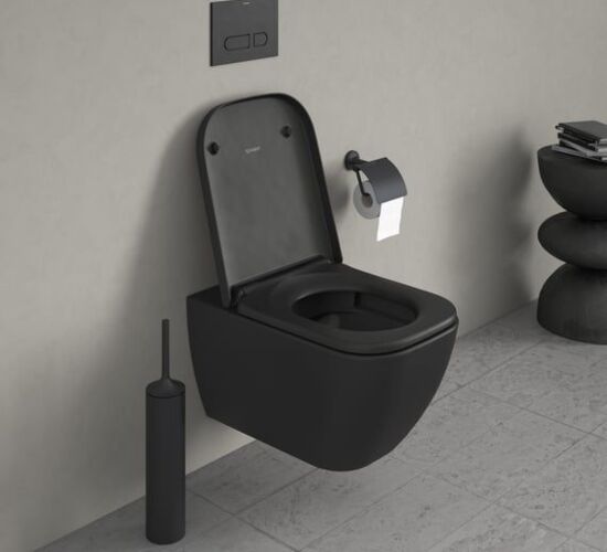 Vas WC suspendat Duravit Happy D.2 Anthracite 2222098900