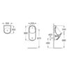 Pisoar ROCA Proton electronic sensor infrarosu A3590J5000