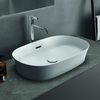 Lavoar pe blat Ideal Standard Atelier Ipalyss Oval 600x380 cu preaplin E139701