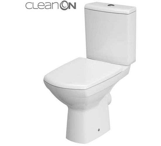 Set WC Cersanit Carina NewClean On cu rezervor si capac K31-044