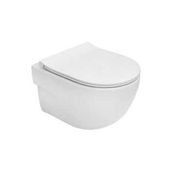 Vas WC suspendat ROCA Meridian Rimless Compact+capac A34H242000