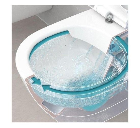 Vas WC suspendat Villeroy&amp;Boch Avento cu capac Slimseat (5656RS01)