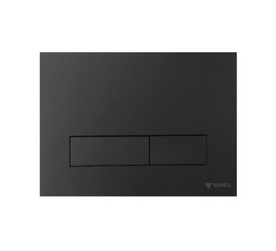 Clapeta actionare Schell WC Konkav Black Mat (031431199)