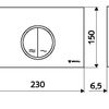 Clapeta actionare Schell WC Montus Circum Alb (031191599)