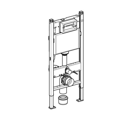 Rama WC GEBERIT Duofix Delta 111.153.00.1