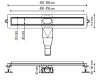 Rigola dus Wirquin Flat Linear 400mm 30950218