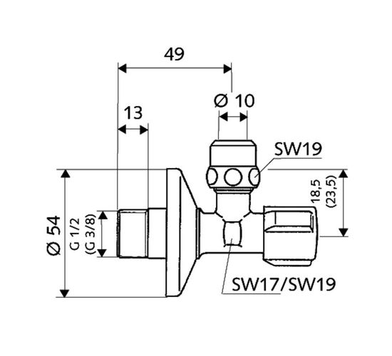 Robinet coltar Schell Comfort 1/2 DN10 (049070699)