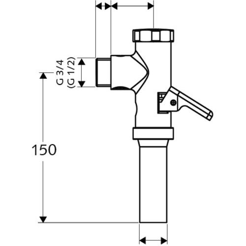 Robinet Schell de spalare WC Schellomat  (022380699)