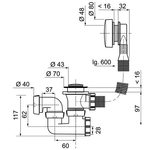 Coloana cada Wirquin preaplin automat SP510 (30950078)