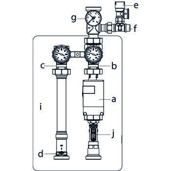 Grup pompare OVT Regusol SH-180 cu pompaDN32 (1368251)