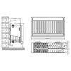 Radiator Otel Demir Dokum Premium T.33 300x1000