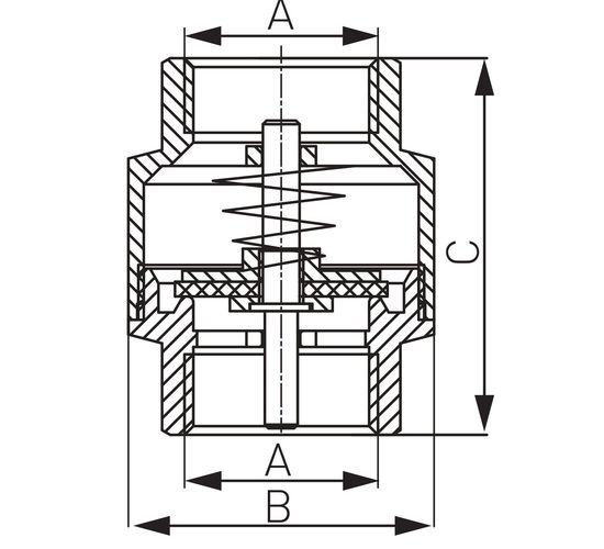 Supapa cu arc 2 Ferro ZZM6