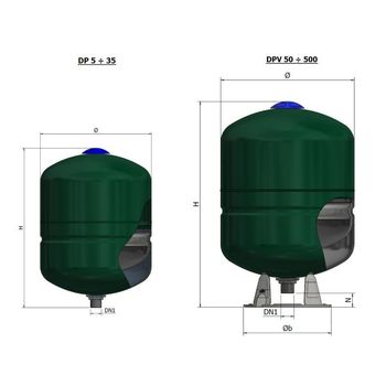 Vas de expansiune incalzire si ACM Elbi DP  5L